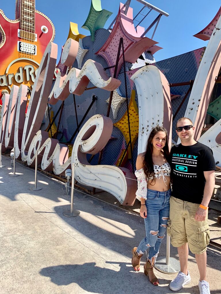 First trip to Vegas with Garrett’s Family!
