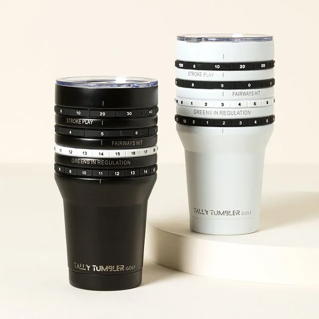 Camera lens inspired tumblers