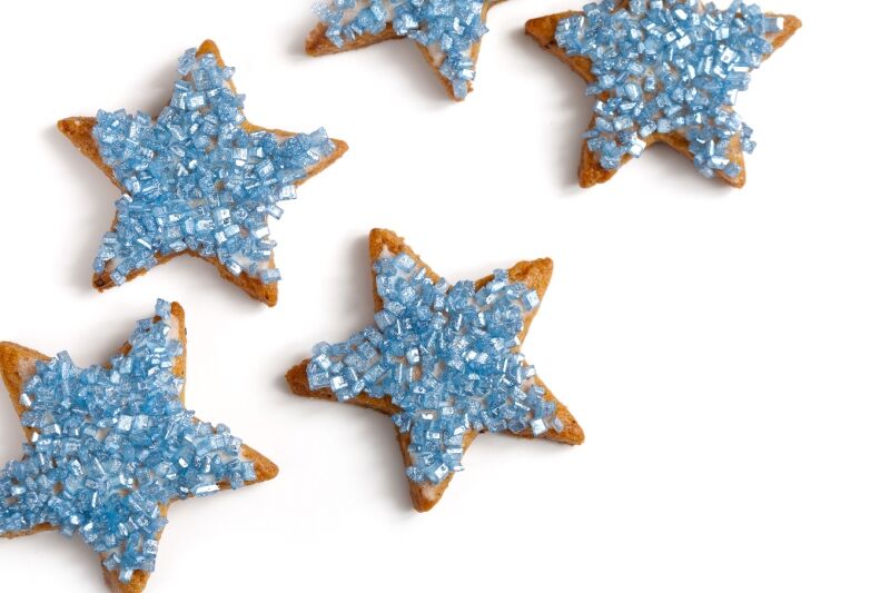 Dancing with the Stars party ideas - star cookies