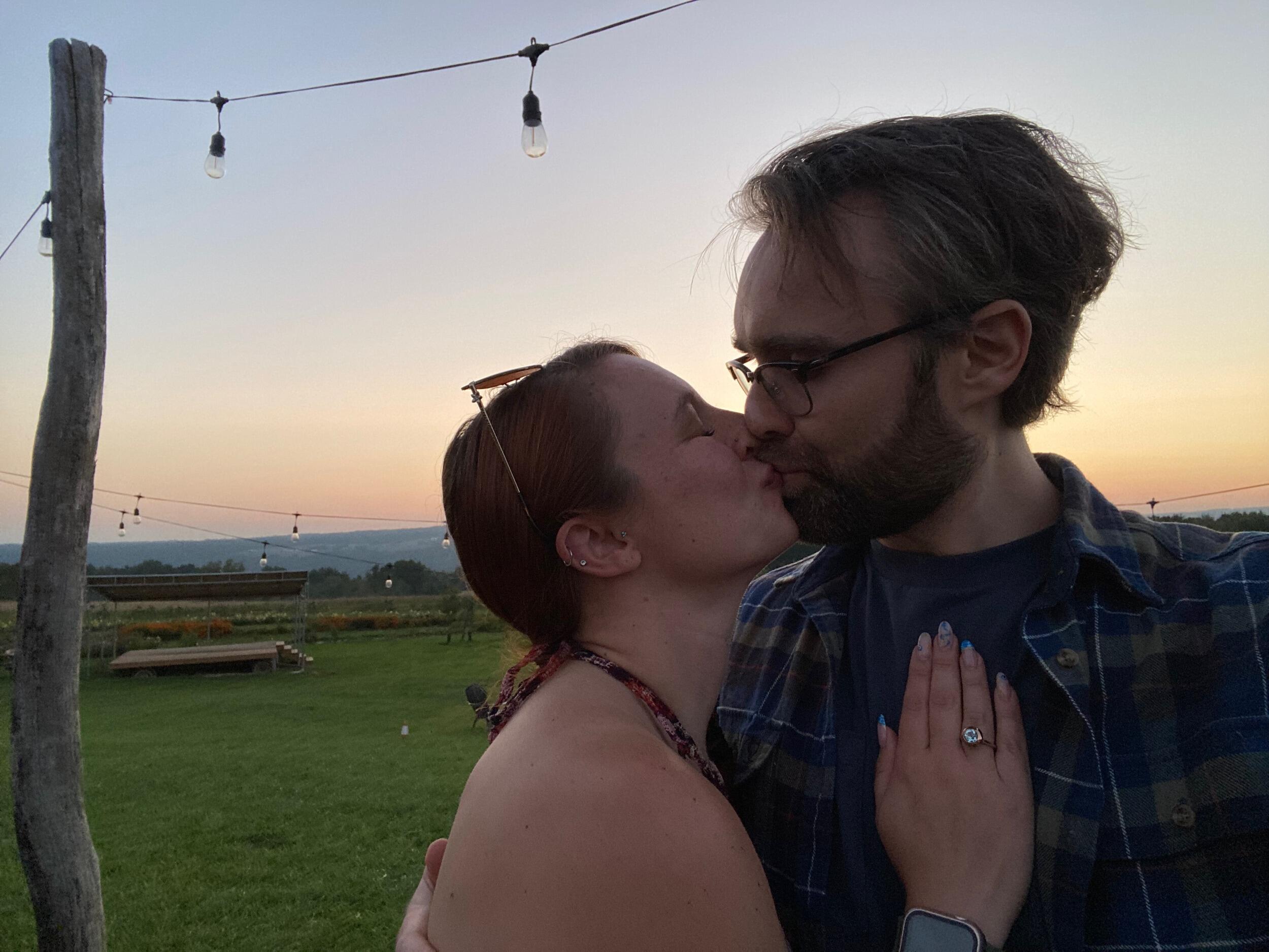 Alex and Sam took their summer vacation in Ithaca - where Alex proposed!!! 