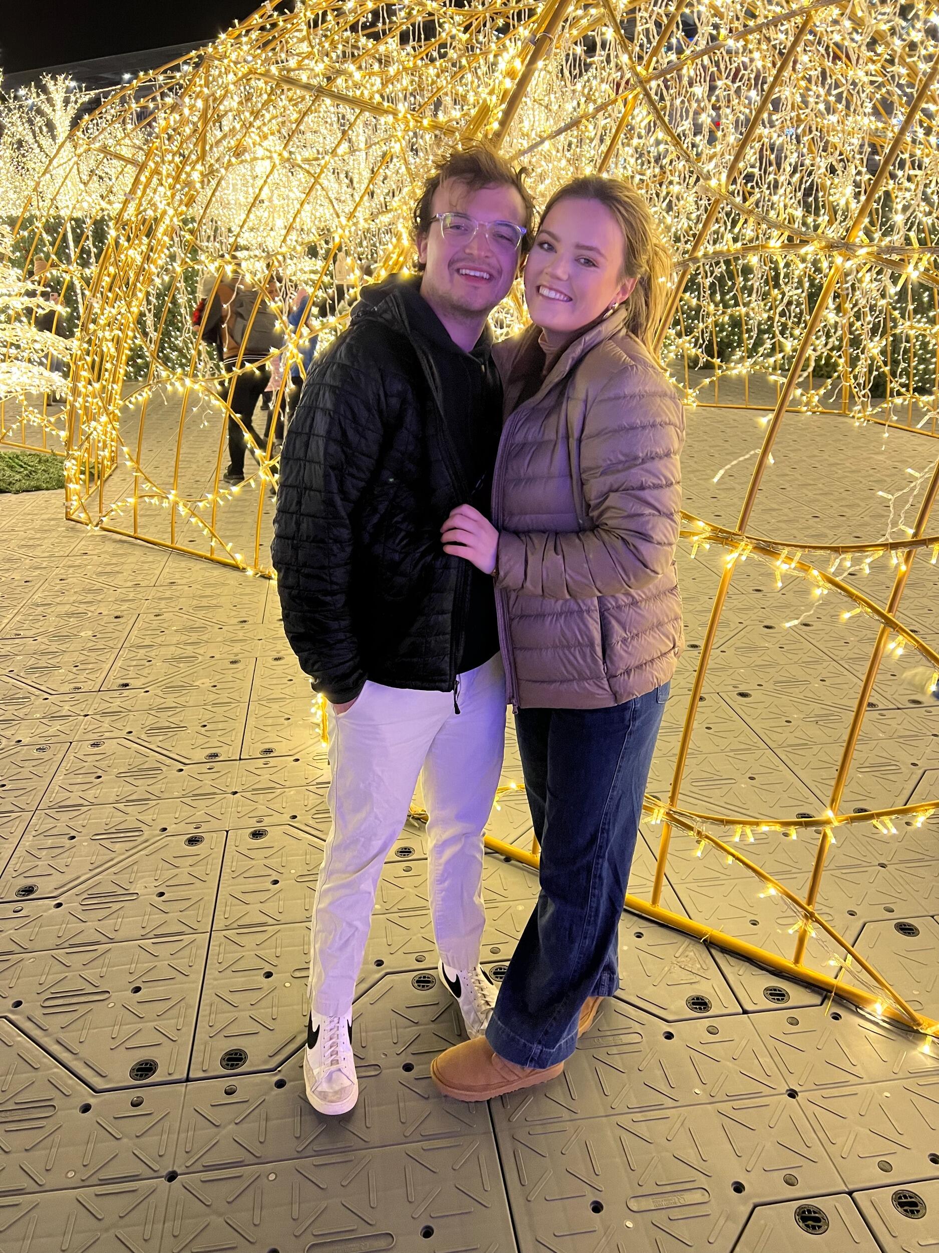 Claudia and Garrett start dating.