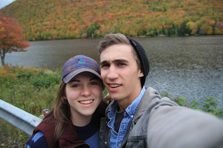 Our First Official date, we went for a trip around the Cabot trail