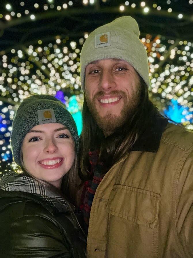 Holiday lights at Cheekwood