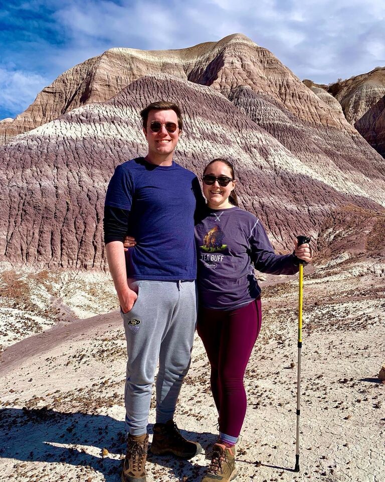 We met up with Hannah's parents for a weekend to cross the final item off our Arizona bucket list- Petrified Forest National Park. 