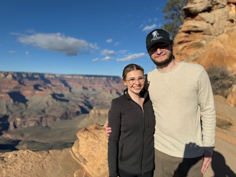 Our last huge stop on this day was the Grand Canyon National Park! This marks the 7th National Park we have been to together so far. The pictures do not do this place any justice, & we had such an incredible time hiking here & taking in all of the views! 
