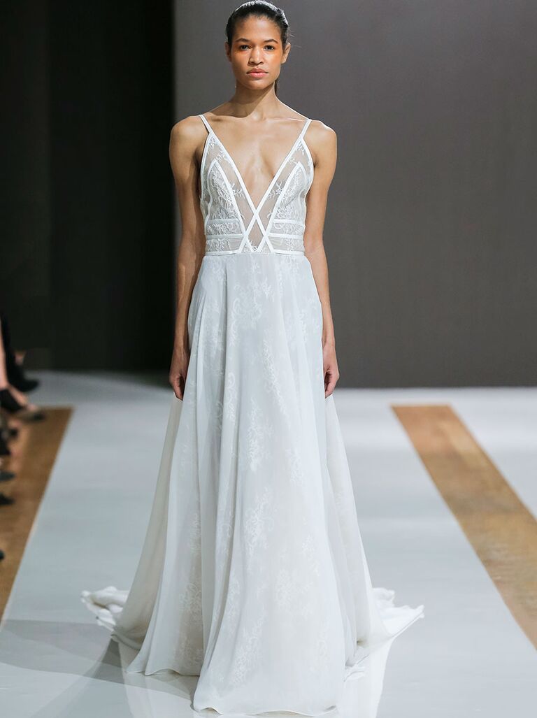 Mark Zunino Fall 2018 Collection: Bridal Fashion Week Photos