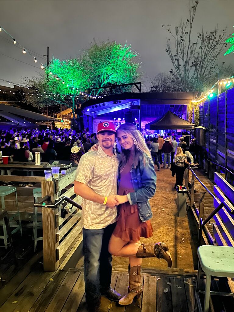 Dustin Surprised me with tickets to see my favorite band Muscadine Bloodline at the Historic Scoot Inn