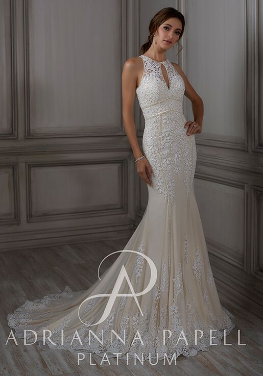 Adrianna Papell Platinum Ada Wedding Dress The Knot 5977