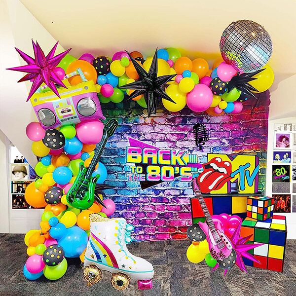 Totally Epic 80s Theme Party Ideas  80s theme party, 80s birthday parties,  80s party decorations