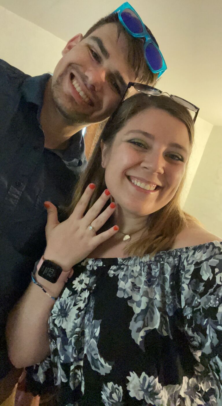 Engaged - On a hike in Charleston, West Virginia