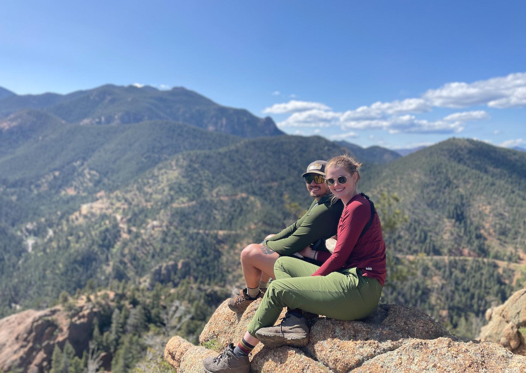 One of many hikes in the Rocky Mountains