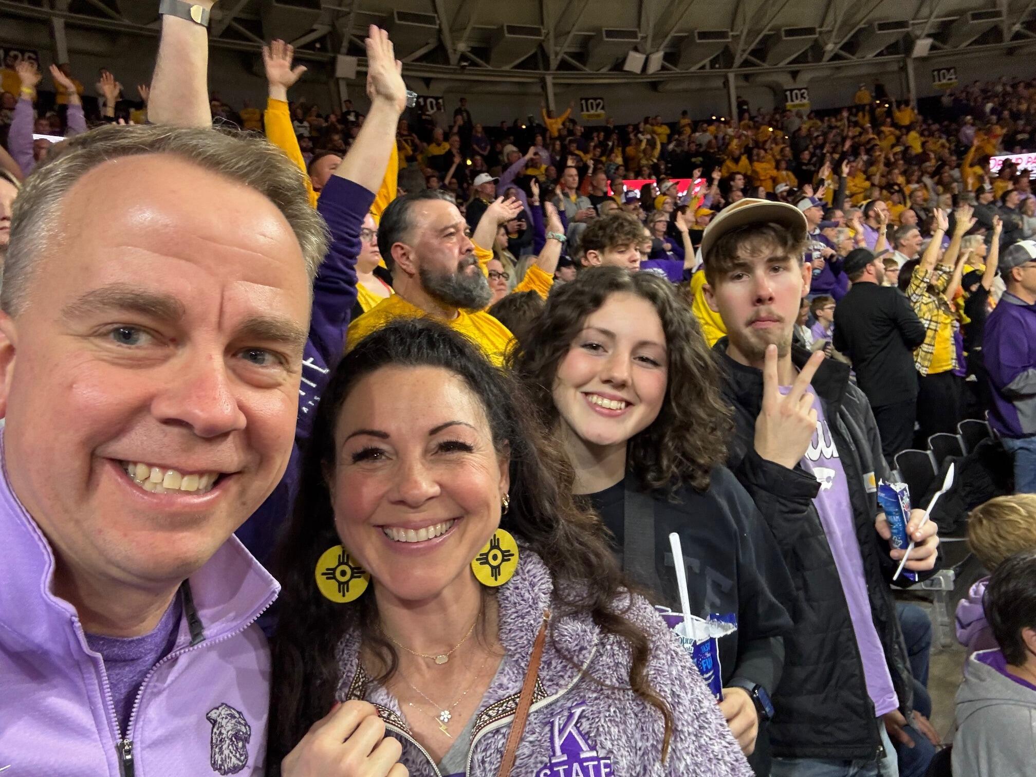 KSU vs WSU basketball game
Wichita, KS