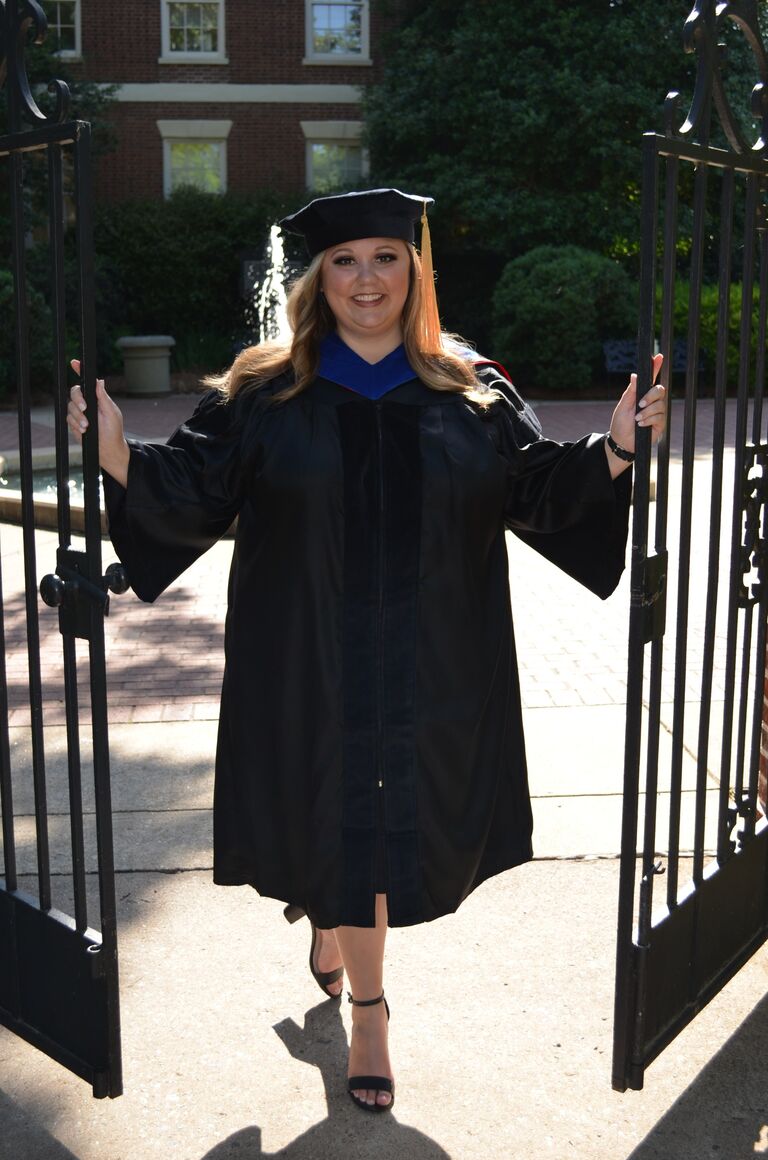Annelise graduates from UGA with her PhD in English