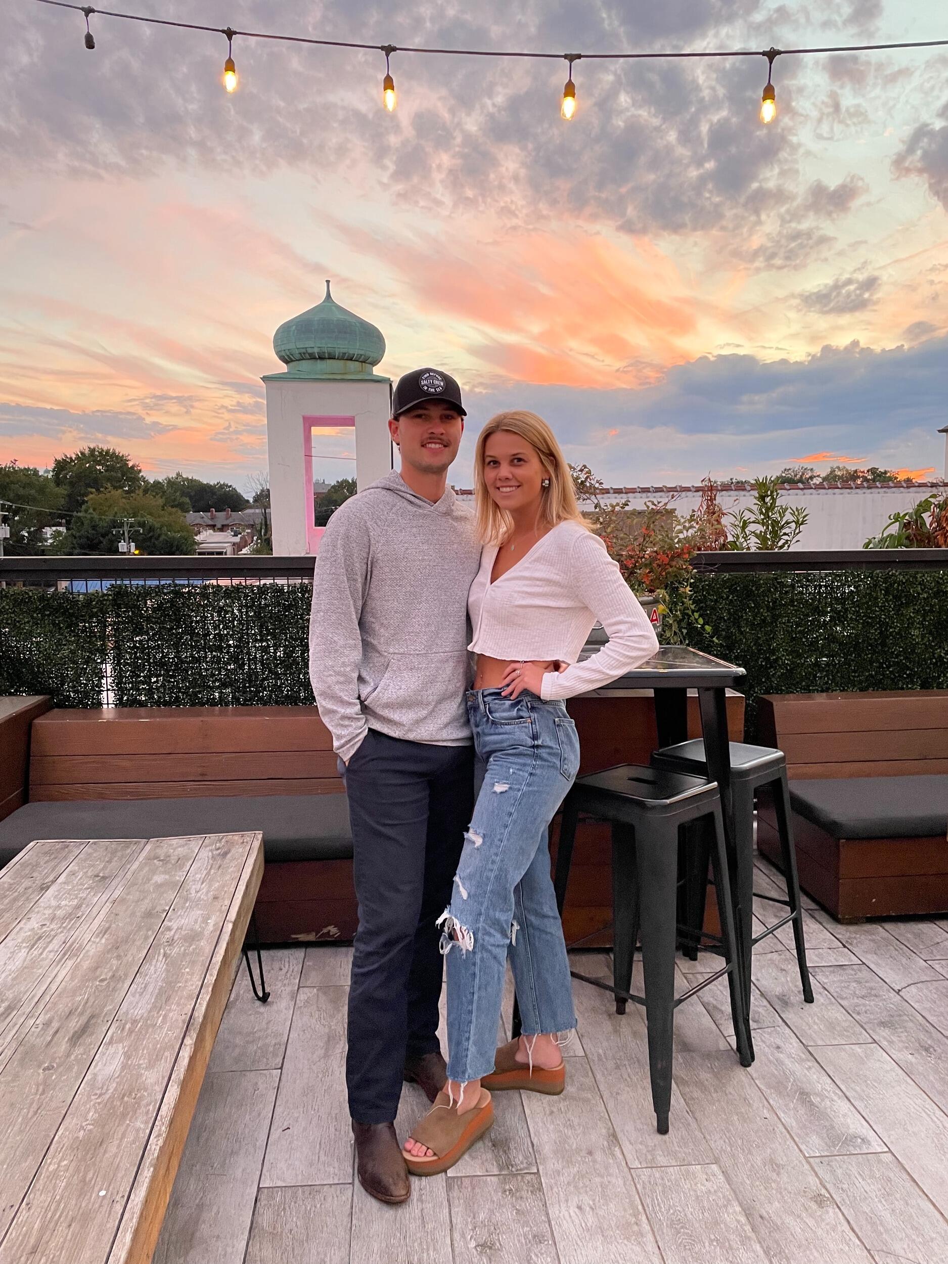 One of our favorite spots in RVA. The Hofheimer Rooftop! Which was also our first date spot!!!