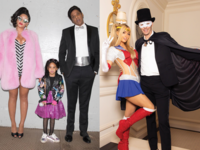 Beyonce and Jay z - Paris Hilton and Carter Reum, costumes