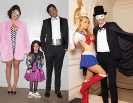 Beyonce and Jay z - Paris Hilton and Carter Reum, costumes