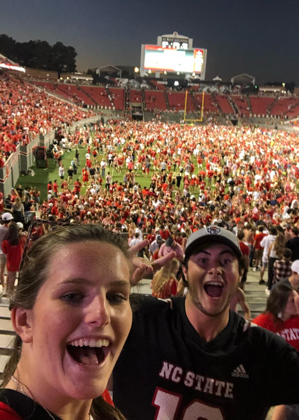 Beat Clemson! An amazing day in Carter-Finley. Big Wolfpack fans. 