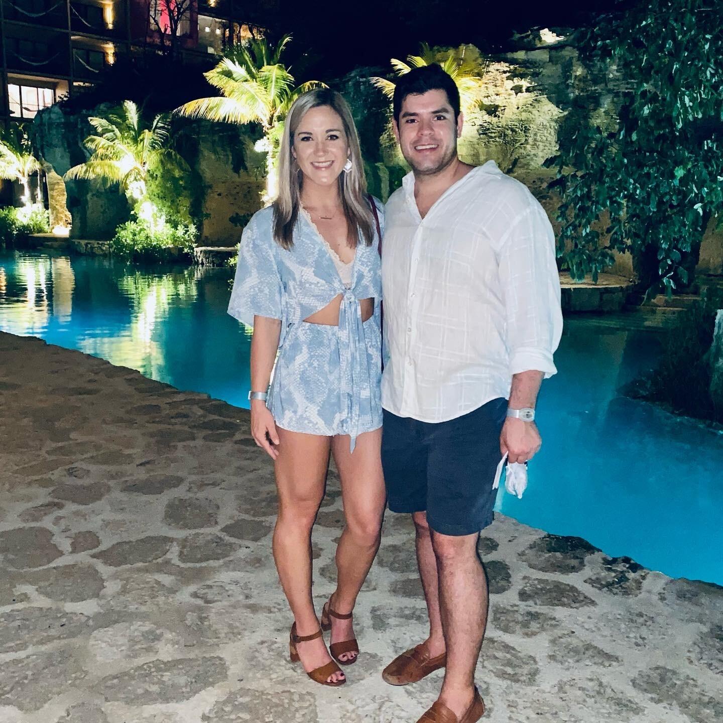 First trip out of the country together- Playa del Carmen, Mexico!