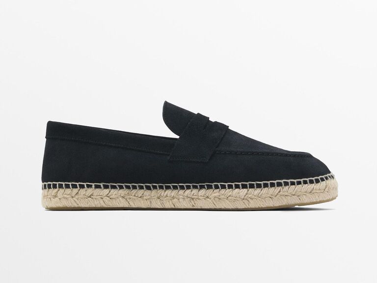 Penny strap espadrille beach wedding shoes from Massimo Dutti