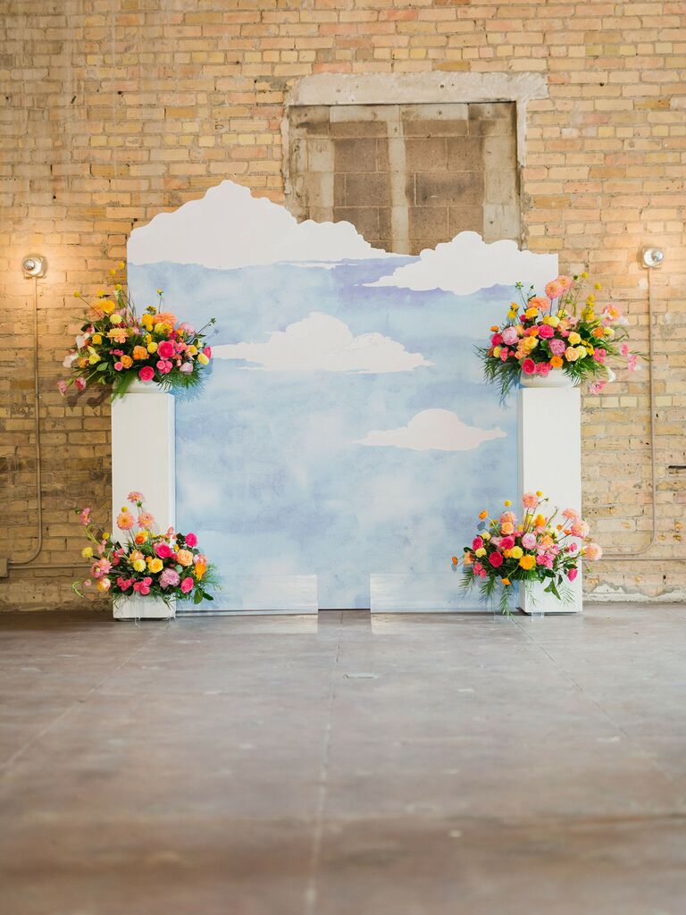 disney themed wedding up photobooth