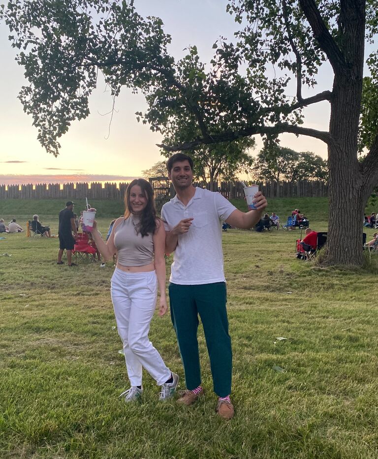 A break from studying for COMLEX 2 to watch fireworks. 