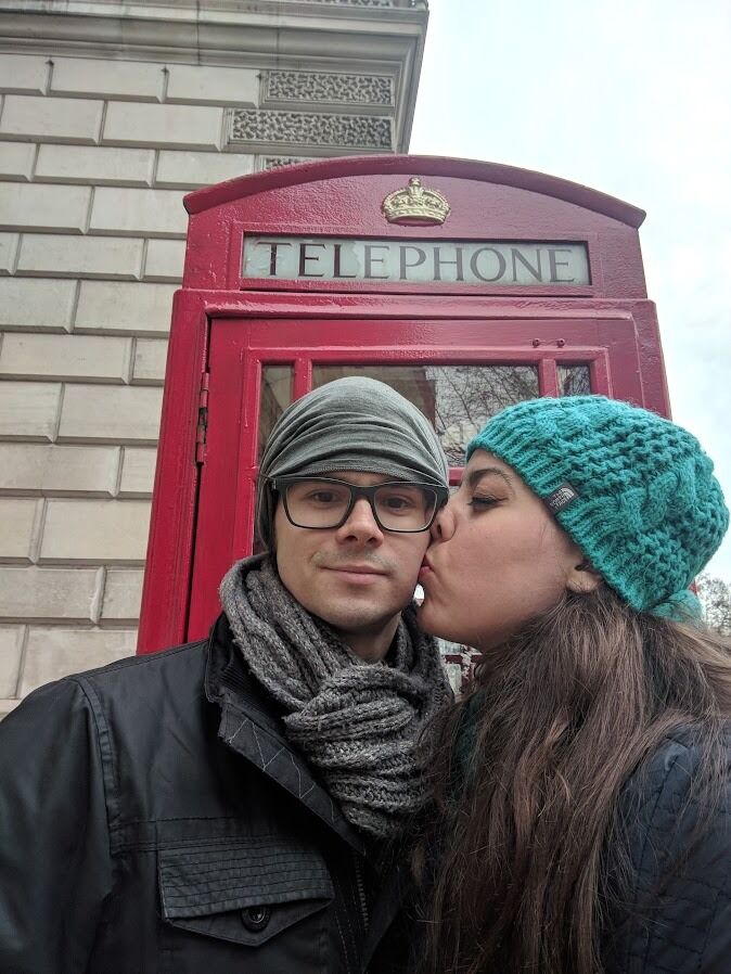 First time together in London.