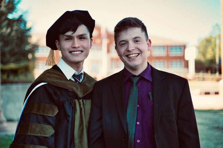 We first met each other while Luan is in his third year of pharmacy school and Eric was about to head into his first deployment.