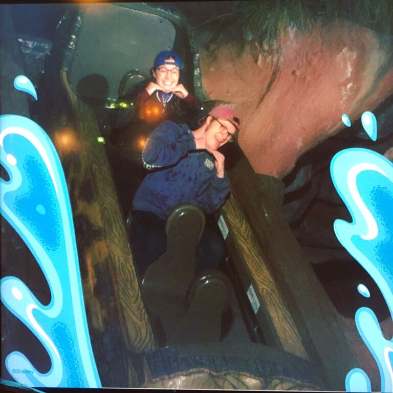 Just Two Big Kids having a blast at Disneyland together, celebrating Rie’s 26th birthday! 