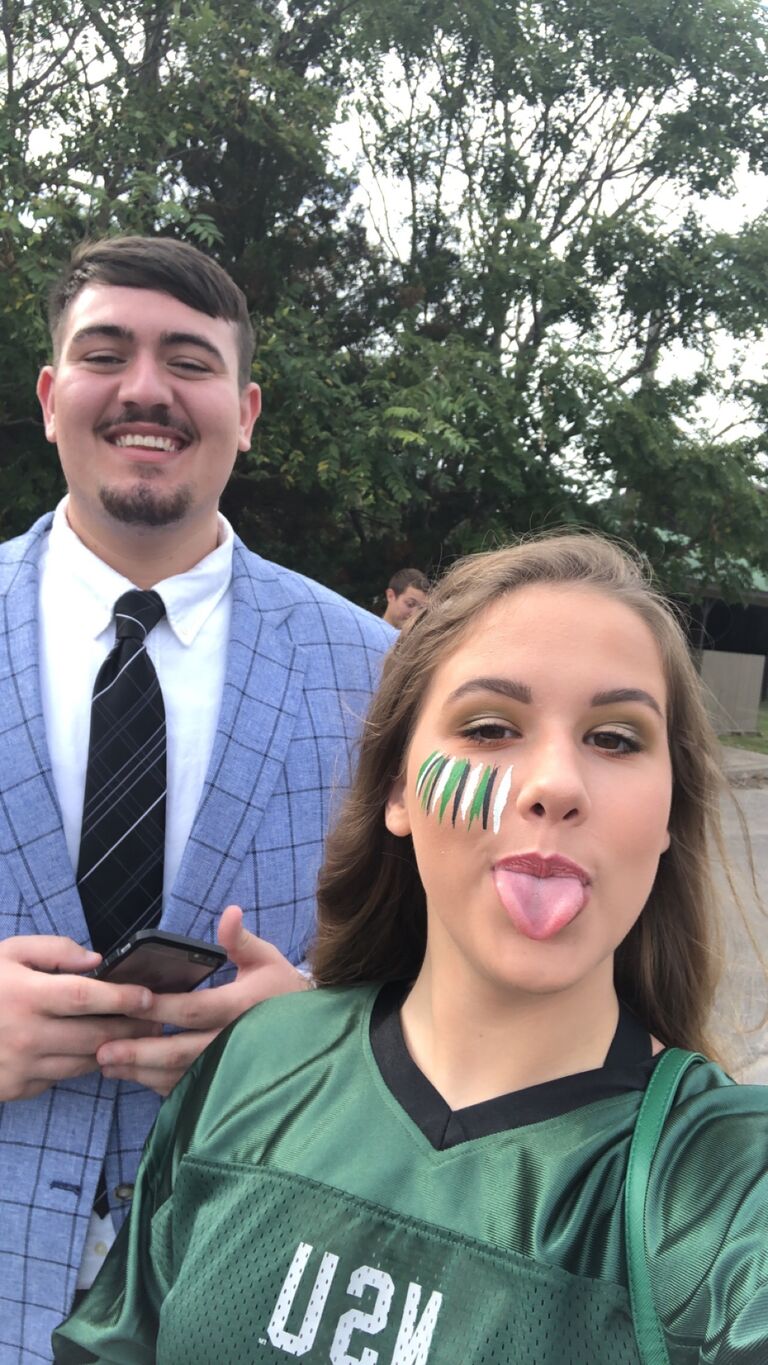 NSU Homecoming. Kade and I's Sorority and Fraternity were Paired Together. Friends here as well.