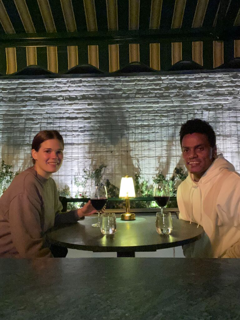 First international trip together to London. 
