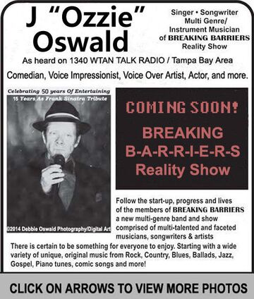 J "Ozzie" Oswald - Frank Sinatra Tribute Act - Tampa, FL - Hero Main