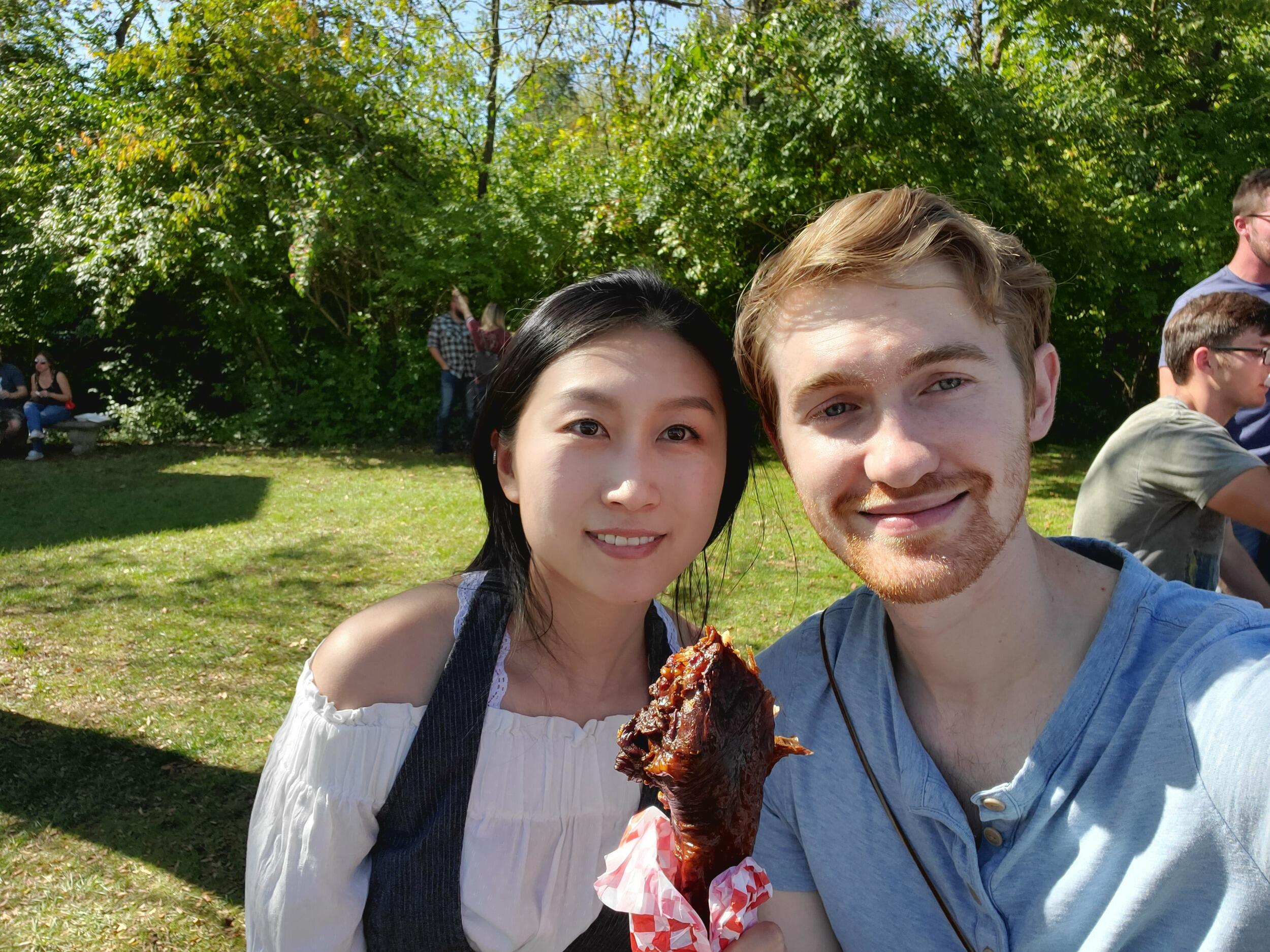Renaissance fair snacks.