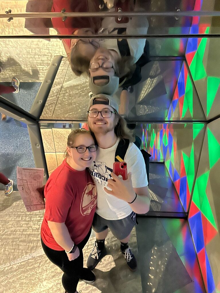 We went to the Indianapolis Children's Museum with Molly's Goddaughter 