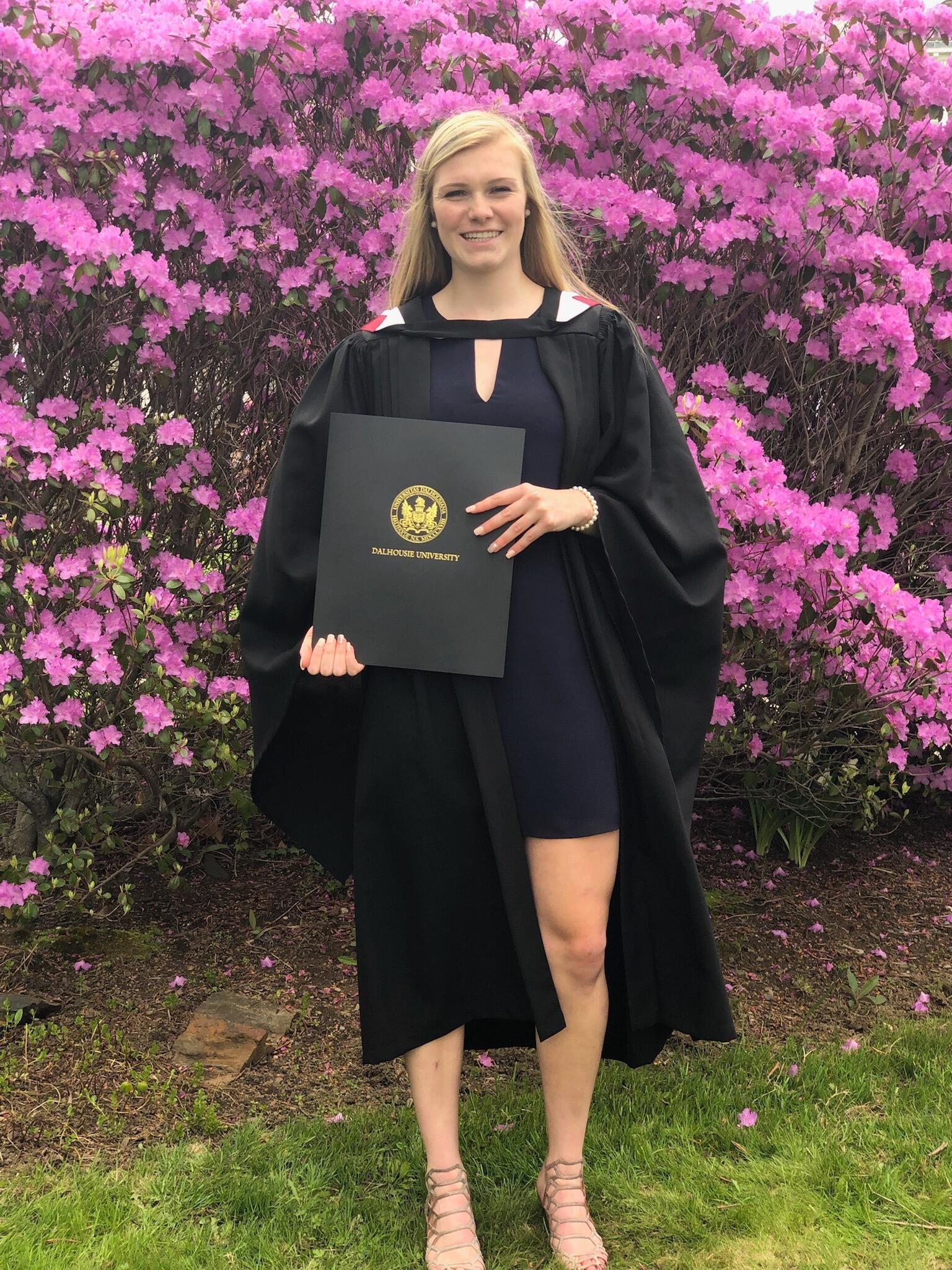Mieke graduated from Dalhousie with a degree in Kinesiology. That March we learned she had been accepted into Medical School at Trinity College Dublin.
