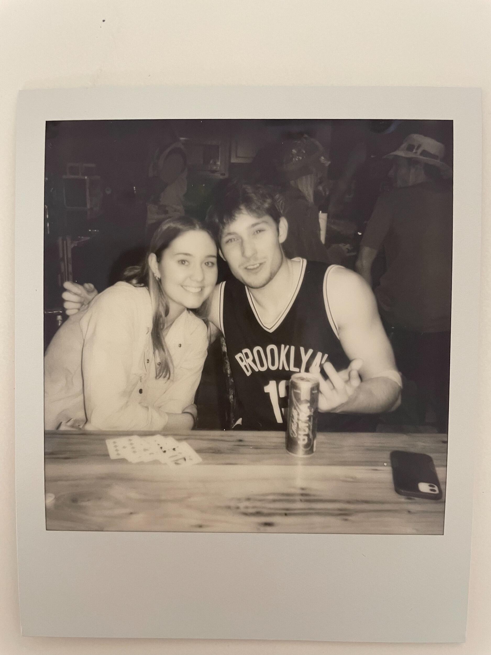 We were introduced during the football season by a close mutual friend who we both grew up with; props to Brandon! We spent many months getting to know each other and this was our first photo together at Mason's mountain weekend! 