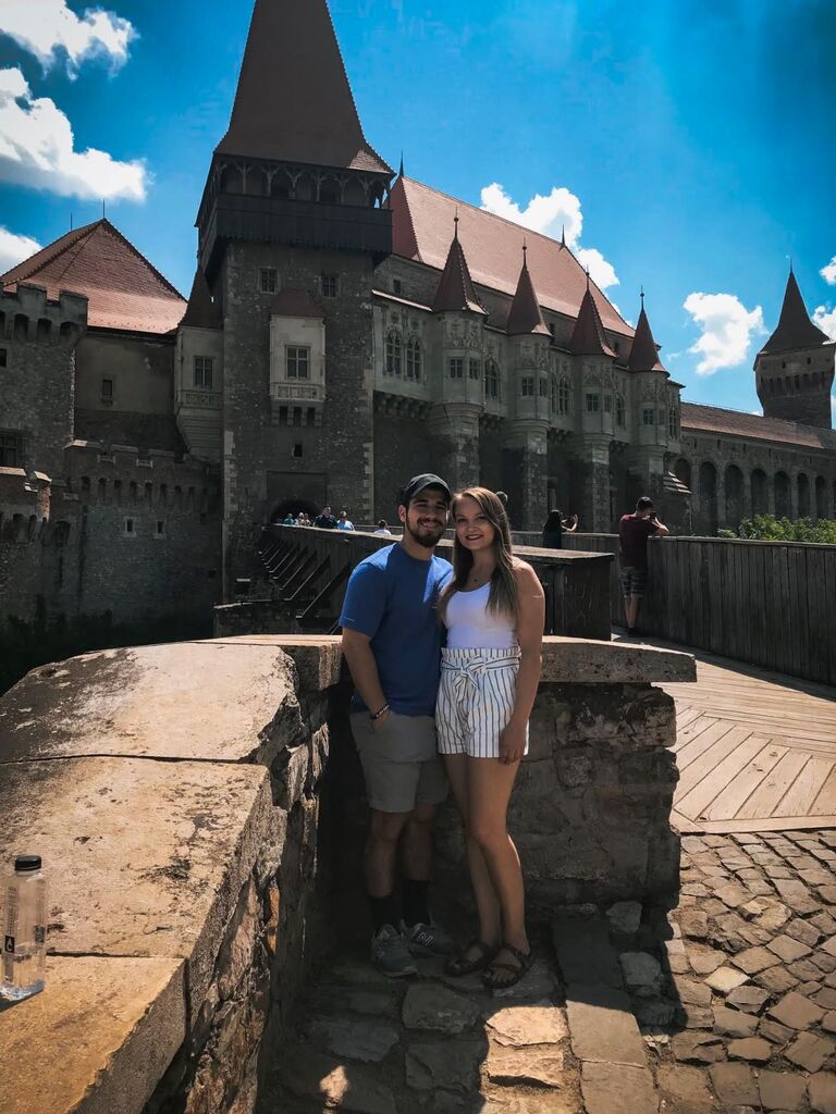 After their summer lab, Madi got to visit Romania, where she met Raz's extended family and explored the local castle in Hunedoara, Raz's hometown. 