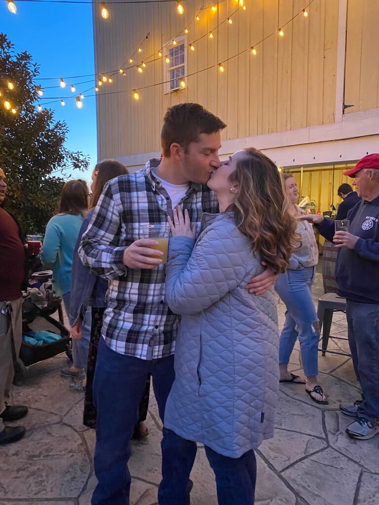 The night we got engaged!
