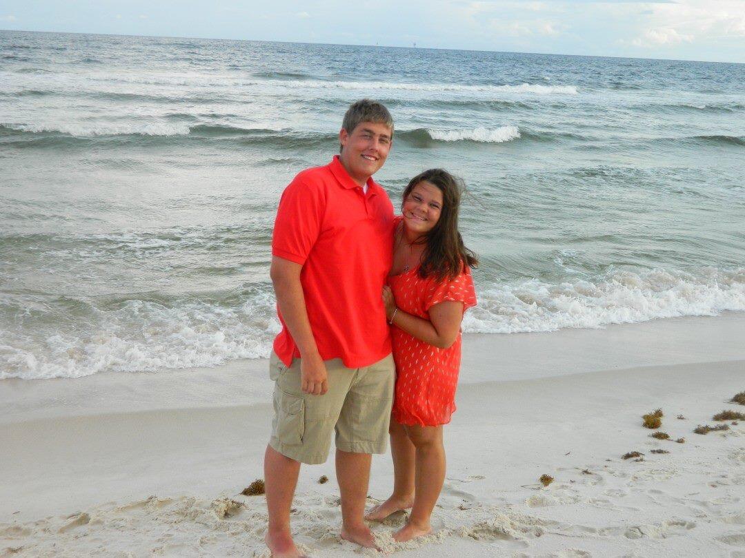 Our first vacation together was Fort Morgan, AL after Morgan graduated HS