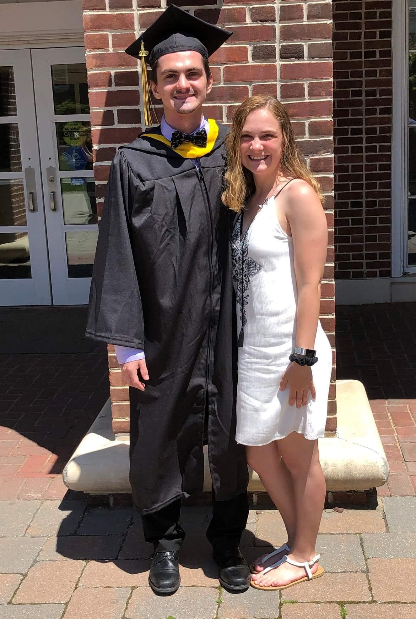 Scott graduated from college with his Bachelors 