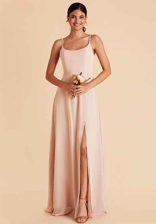 Blush Chiffon Dress