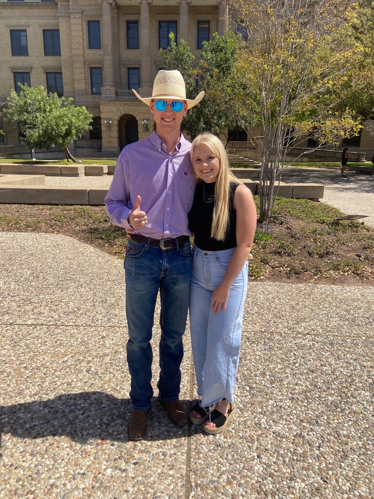 The day Jake got his Aggie Ring! Whoop