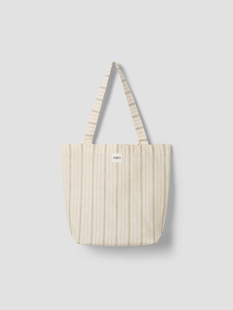 Piglet in Bed tote bag