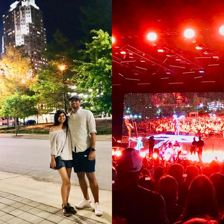 Our first concert attendance, Bryan Adams Live in Raleigh, NC