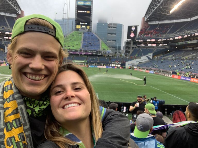 Moved to WA, attended Sounders MLS Cup day 1