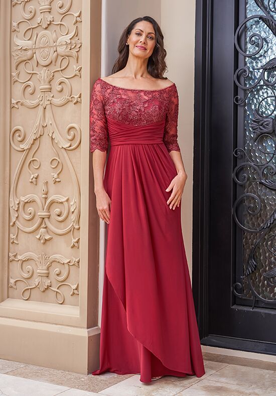 red mother of the bride dresses