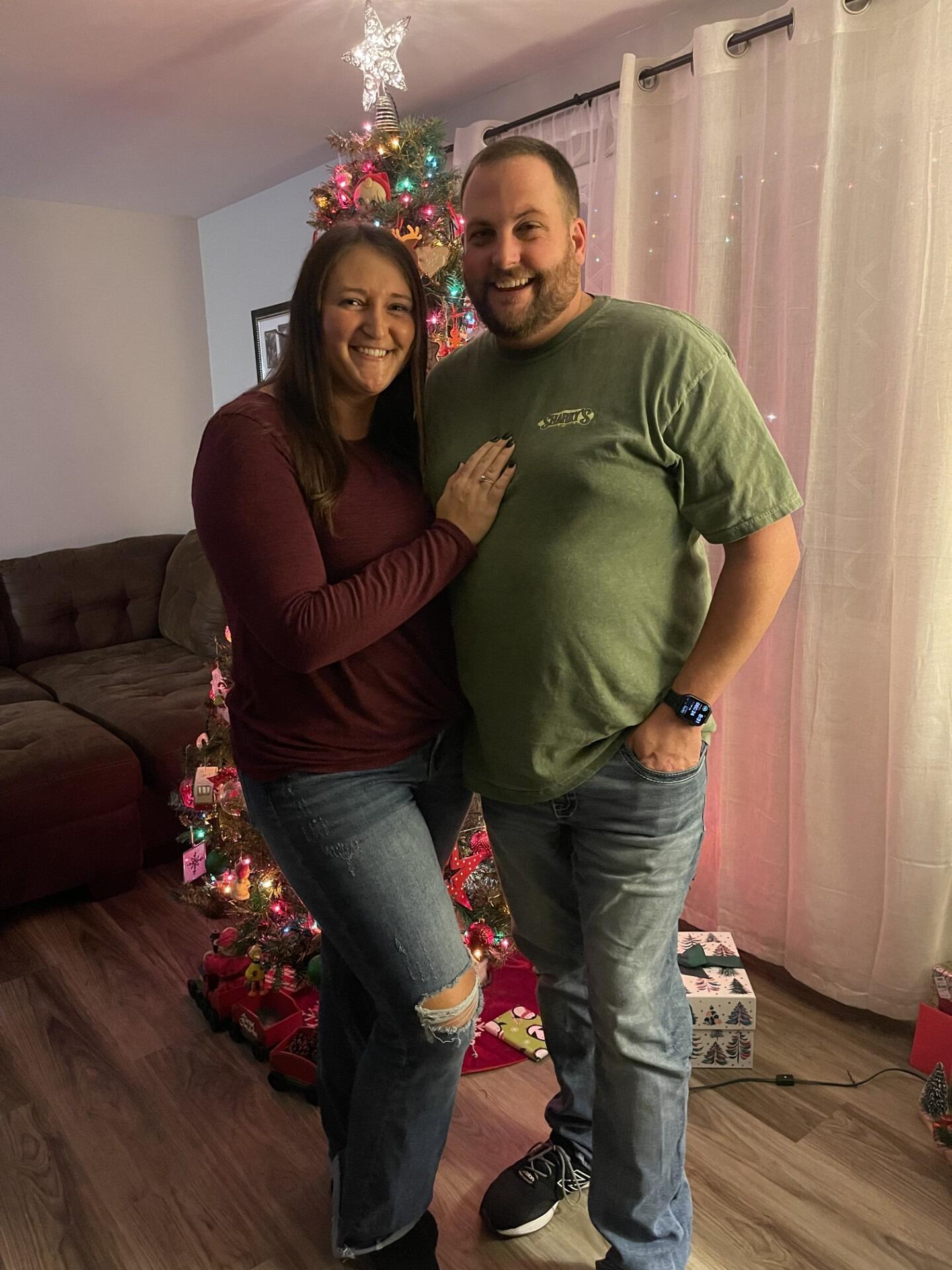 Our second Christmas together - With Andrew's family!