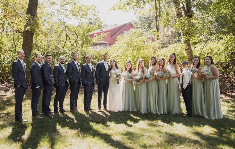 It all started at a wedding... Lauren and Brian paired Nick and Kaylene to walk (dance) into the reception together.
