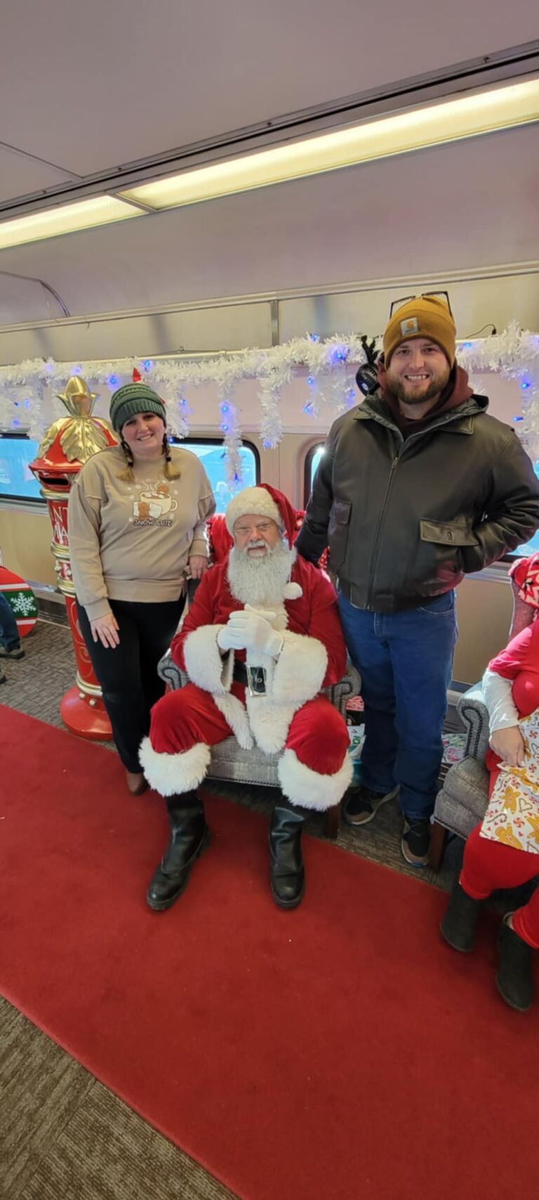 Yearly Santa Train Picture