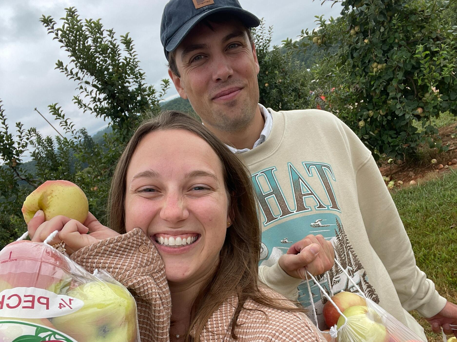 Apple picking at Mercier Orchards- one of our favorite things to do in the fall. 