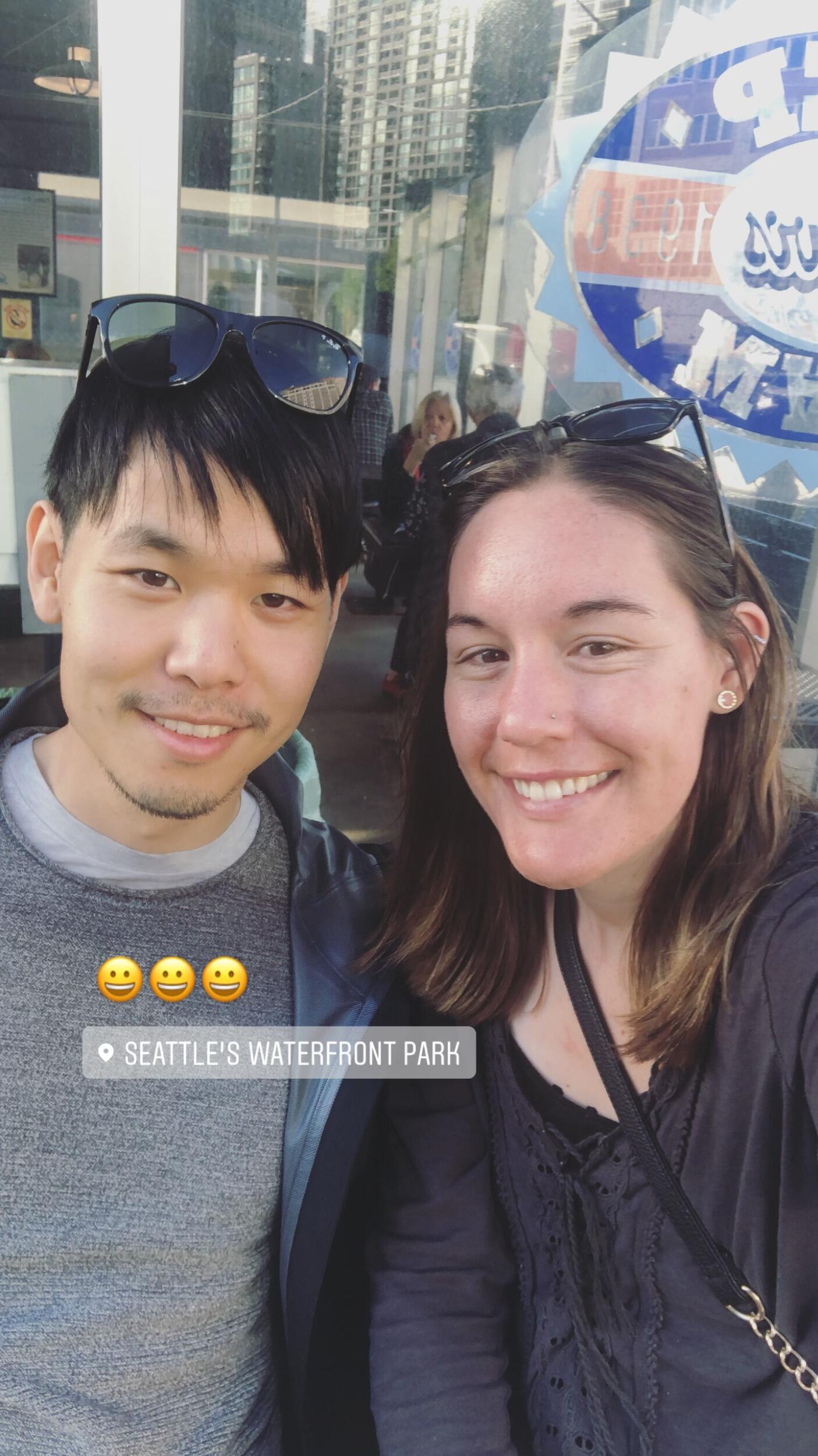 Visiting Will in Seattle when he lived there for 5 months!